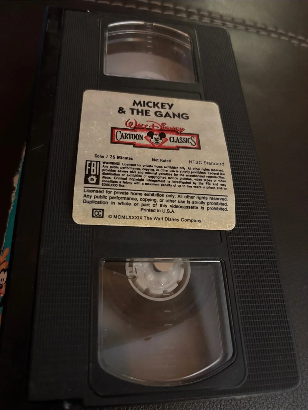 Disney Mickey & The Gang vhs tape